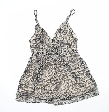 Womens UK Size XL VILA Beige Camisole Blouse