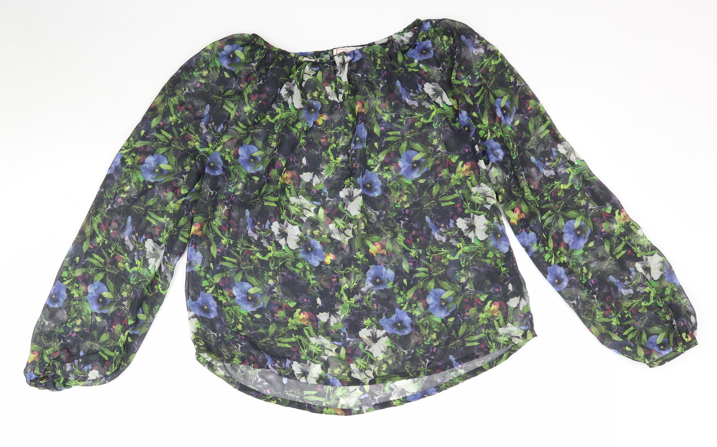 Womens UK Size 6 NEXT Multicoloured Basic Blouse
