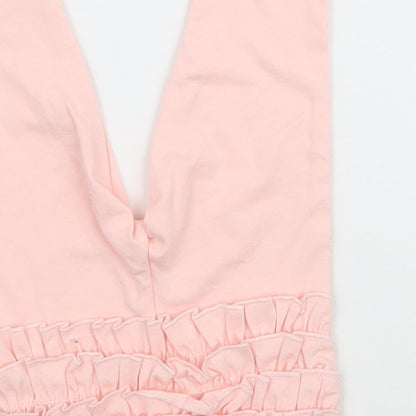 Primark Girls Pink   Jogger Leggings Size 3-6 Months