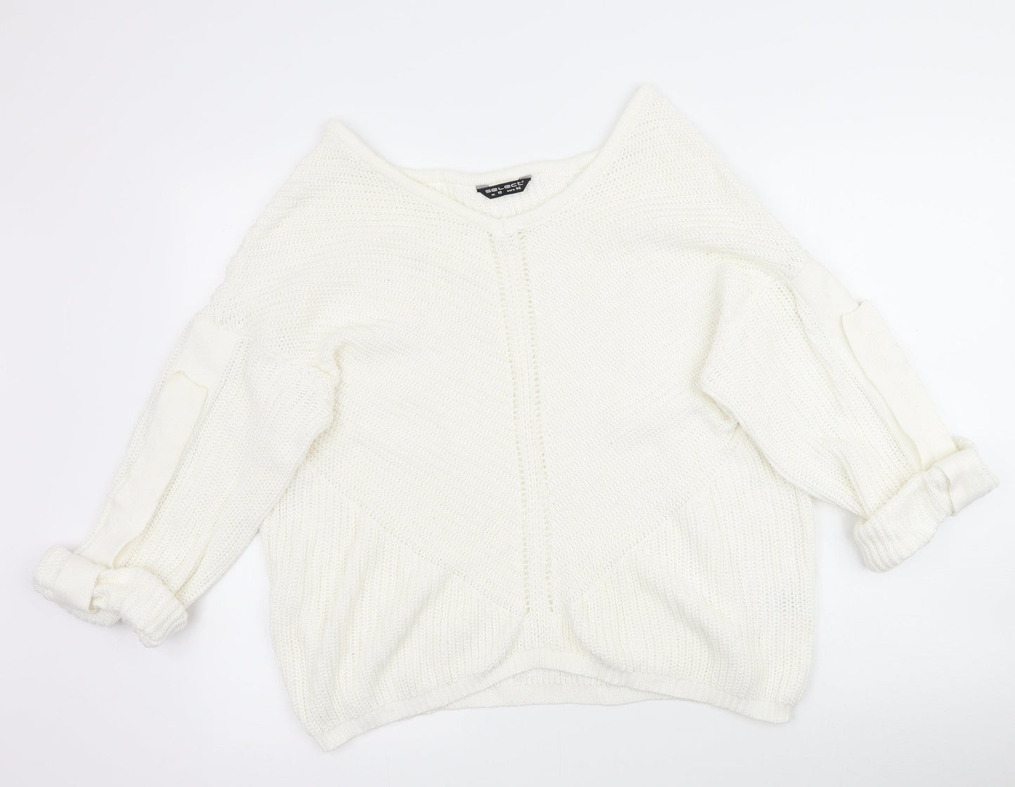 Womens UK Size 18 Select Ivory Pullover Jumper