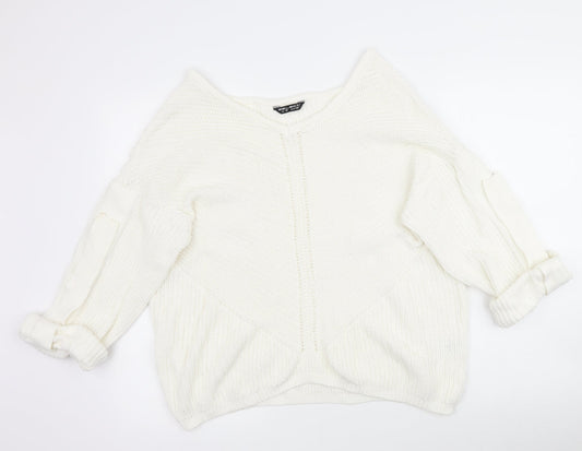 Womens UK Size 18 Select Ivory Pullover Jumper