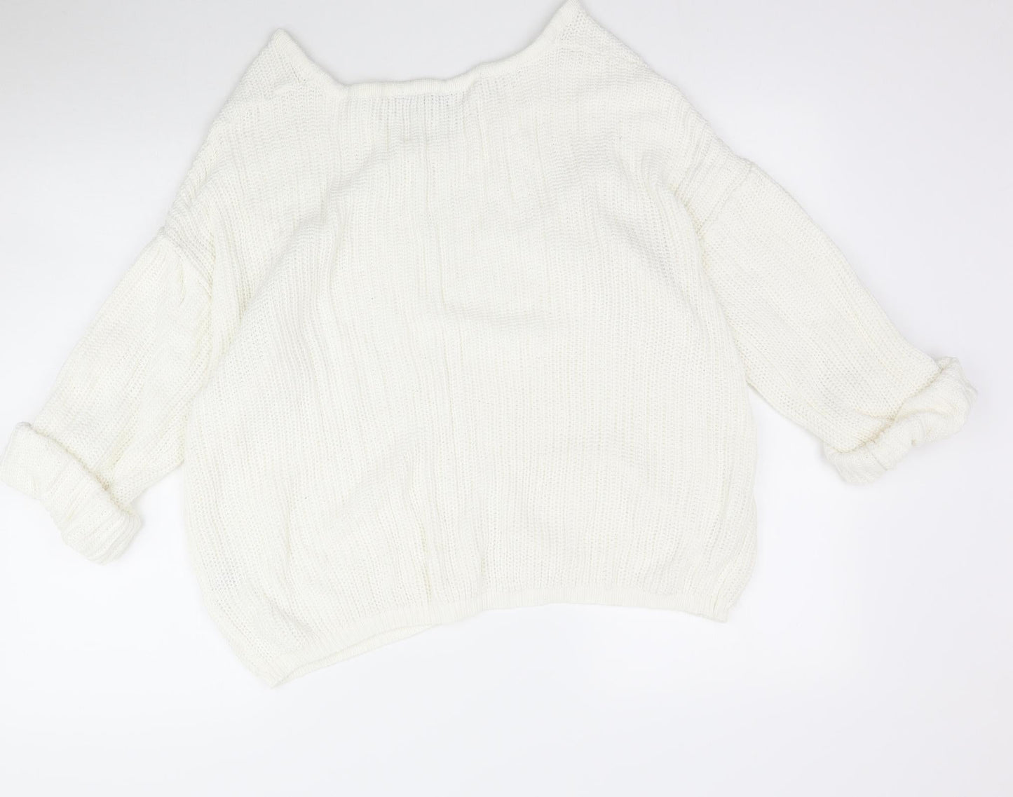 Womens UK Size 18 Select Ivory Pullover Jumper