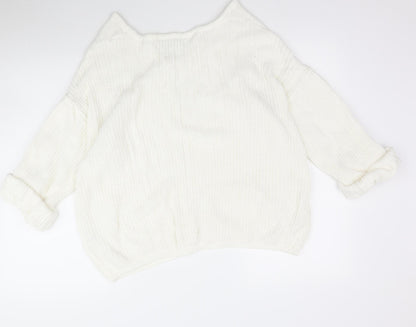 Womens UK Size 18 Select Ivory Pullover Jumper