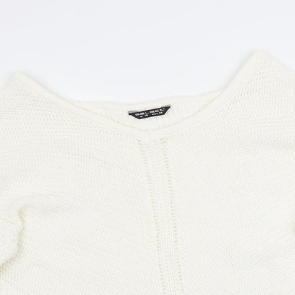 Womens UK Size 18 Select Ivory Pullover Jumper