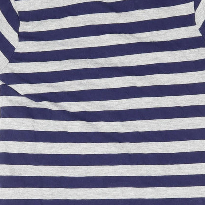 Hullabaloo Boys Multicoloured Striped  Basic T-Shirt Size 7-8 Years