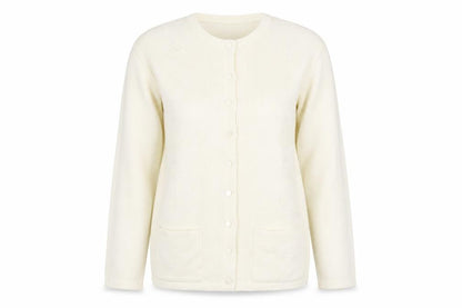 MISSLEY Womens Ivory  Knit Cardigan Jumper Size S