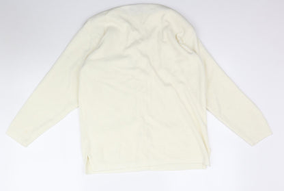 MISSLEY Womens Ivory  Knit Cardigan Jumper Size S