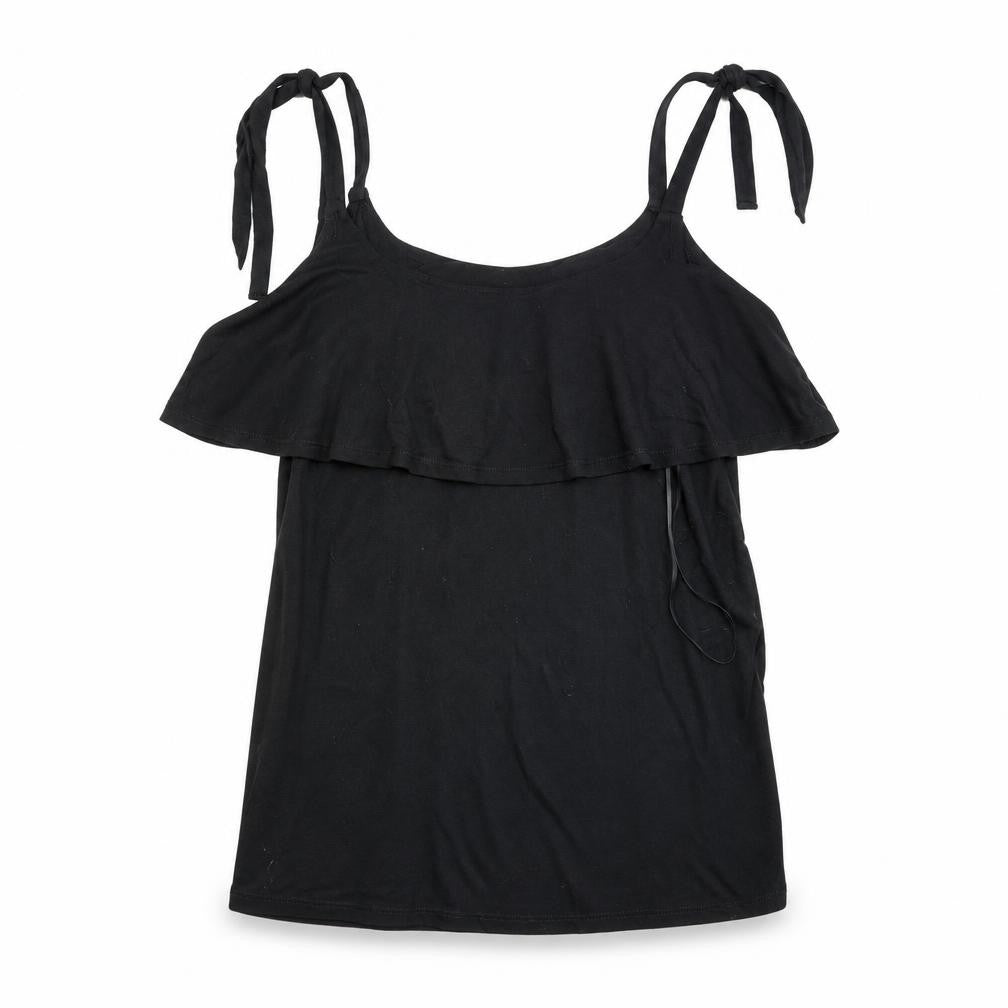 Womens UK Size 10 George Black Basic T-Shirt