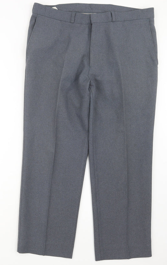 Mens UK Size 36 in Simon Taylor Regular Fit  Grey Trousers