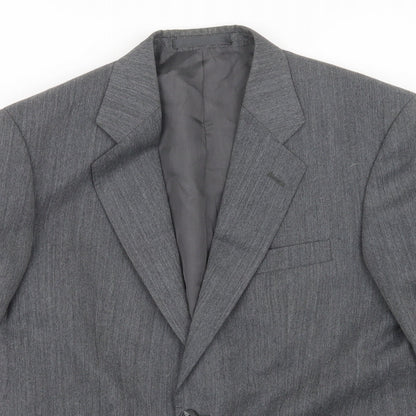 Mens UK Size 38 St Michael Regular Grey Suit Jacket