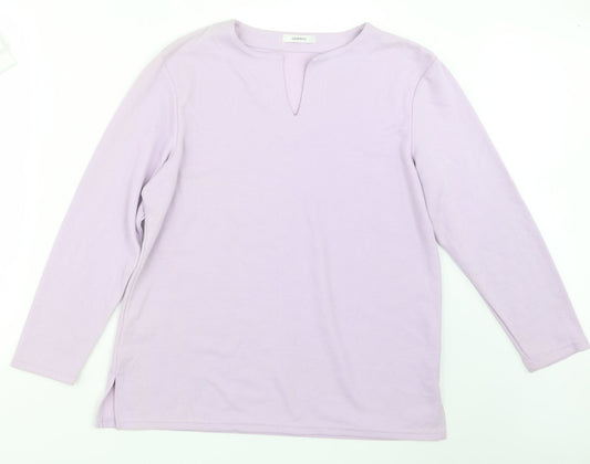 George Womens Purple   Pullover Jumper Size L