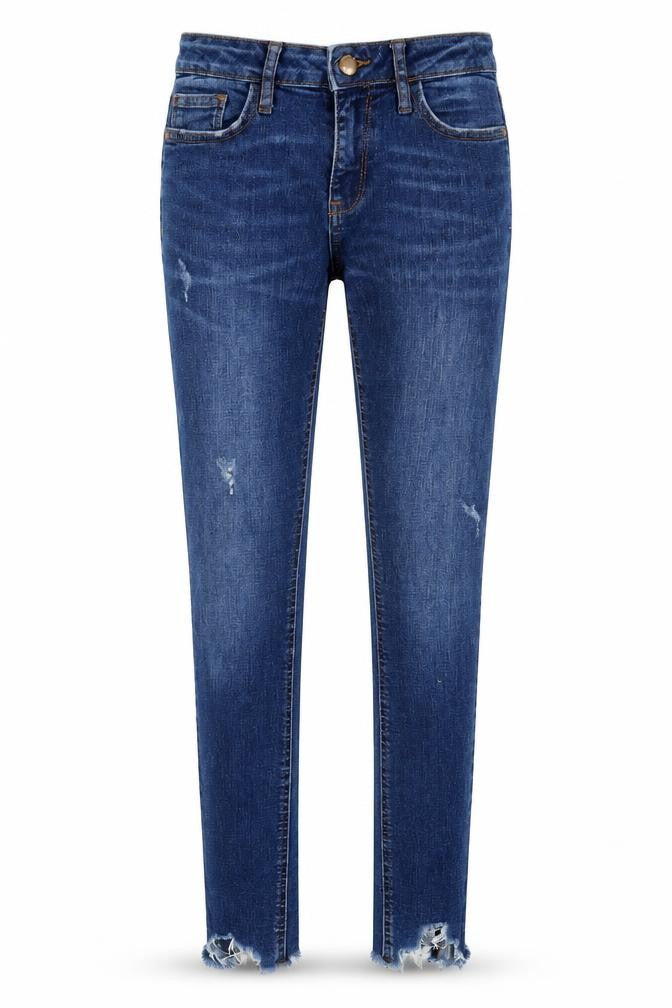 Womens UK Size 8 Denim Co. Regular Fit Straight Blue Jeans