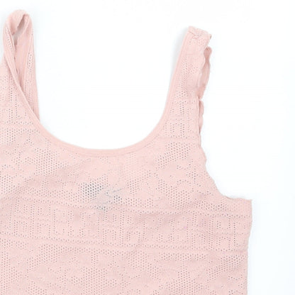 Womens UK Size 8 Topshop Pink Camisole T-Shirt