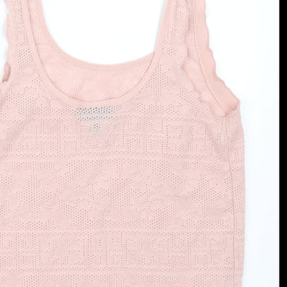 Womens UK Size 8 Topshop Pink Camisole T-Shirt