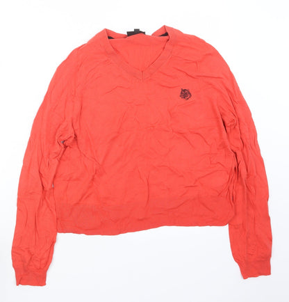 Womens UK Size 12 Topshop Red Pullover Jumper