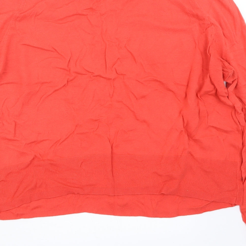 Womens UK Size 12 Topshop Red Pullover Jumper