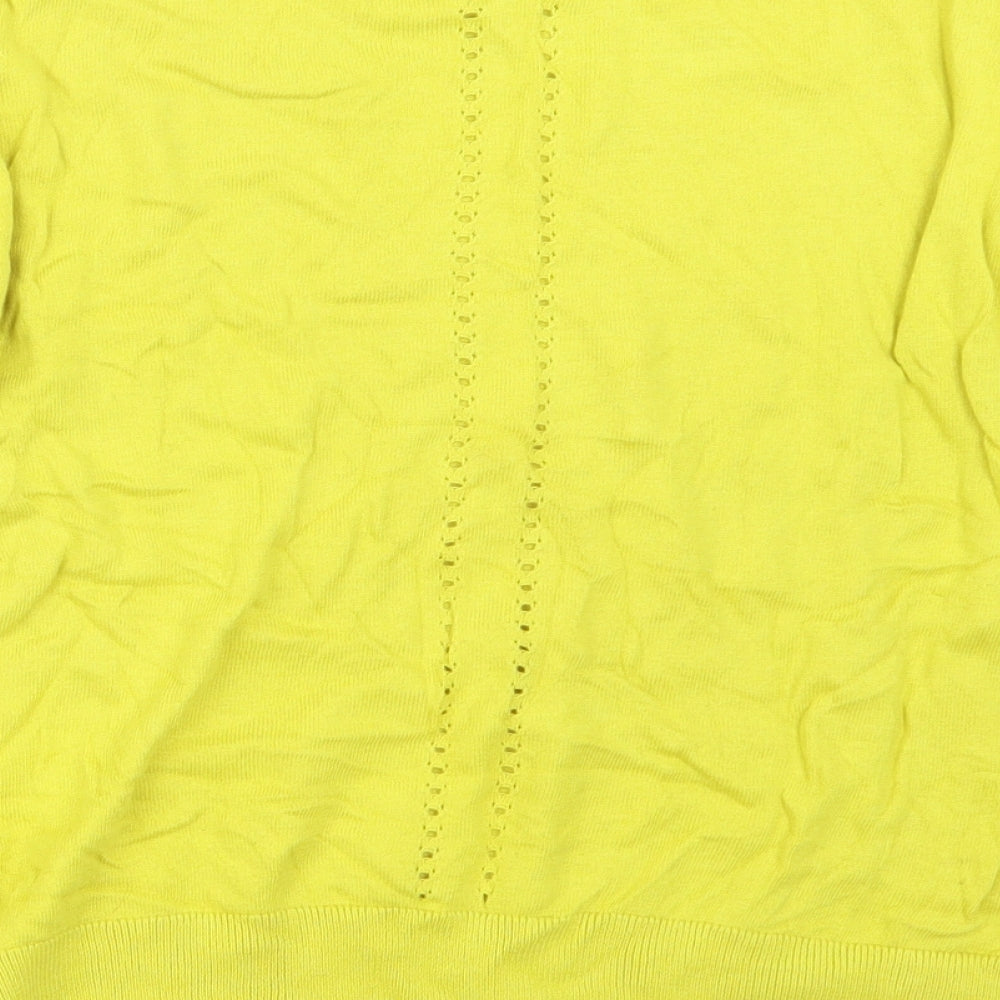 TU Womens Green  Knit Pullover Jumper Size 16