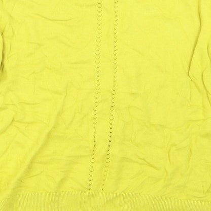 TU Womens Green  Knit Pullover Jumper Size 16