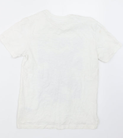 NEXT Boys White   Basic T-Shirt Size 8 Years