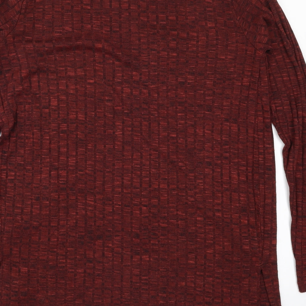 Womens UK Size M VERO MODA Red Cardigan Jumper