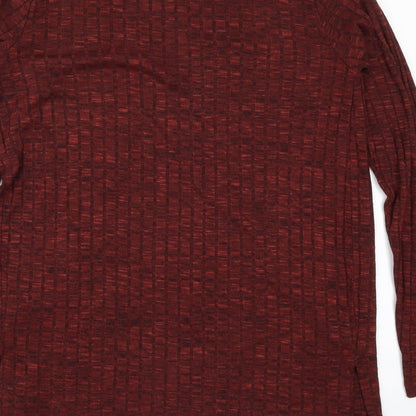 Womens UK Size M VERO MODA Red Cardigan Jumper