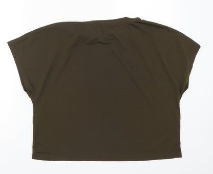 SheIn Womens Green   Basic T-Shirt Size L