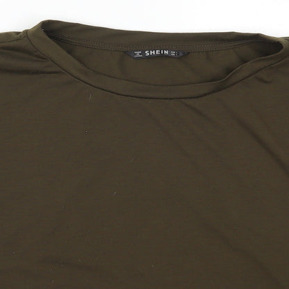 SheIn Womens Green   Basic T-Shirt Size L
