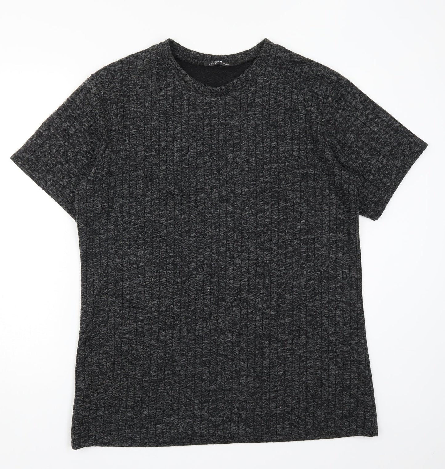 Womens UK Size S Stylewise Grey Basic T-Shirt