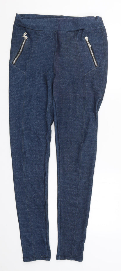 Womens UK Size 27 in Preworn  Jegging Blue Leggings