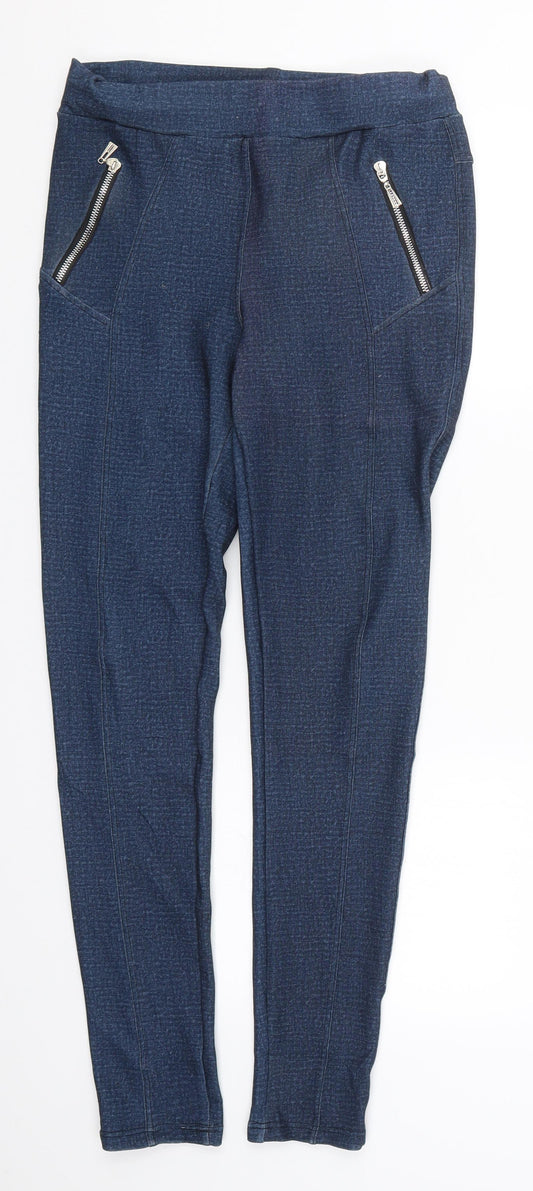 Womens UK Size 27 in Preworn  Jegging Blue Leggings