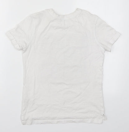 George Boys White   Basic T-Shirt Size 9-10 Years  - Best Bro