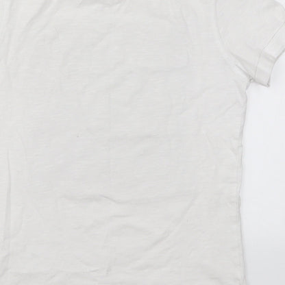 George Boys White   Basic T-Shirt Size 9-10 Years  - Best Bro