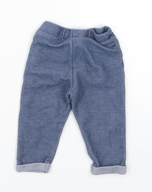 F&F Girls Blue   Capri Leggings Size 0-3 Months
