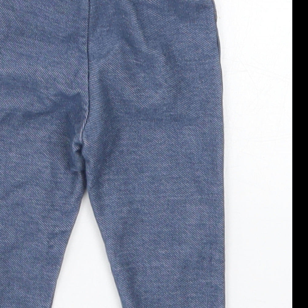 F&F Girls Blue   Capri Leggings Size 0-3 Months