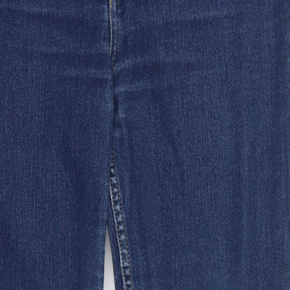 Womens UK Size 34 in H&M Regular Fit Skinny Blue Jeans