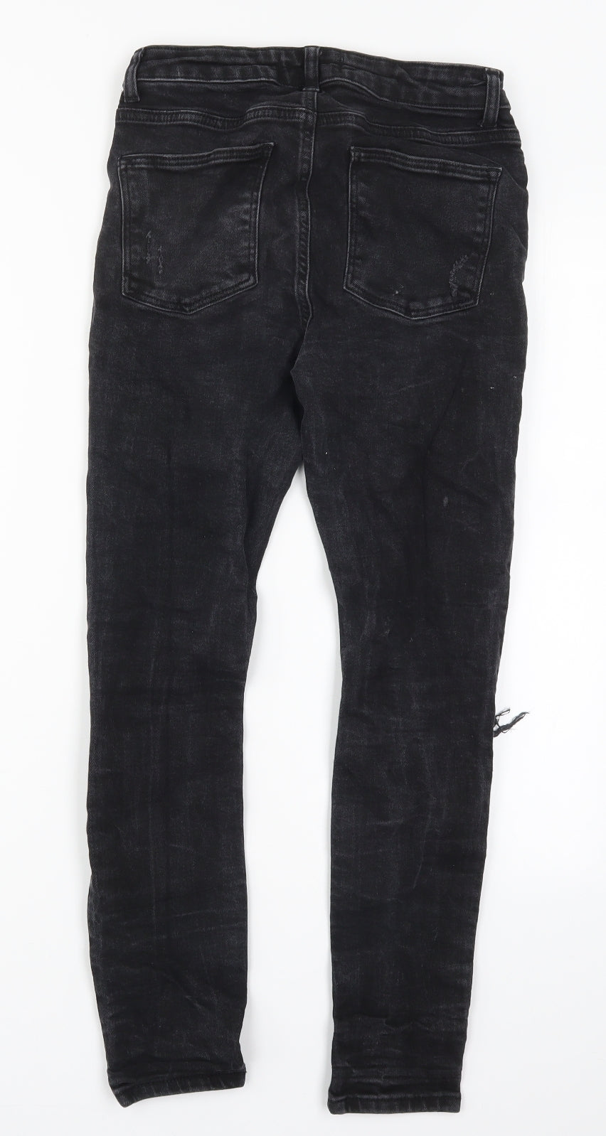 Denim Co Womens Black  Denim Skinny Jeans Size 12 L26 in