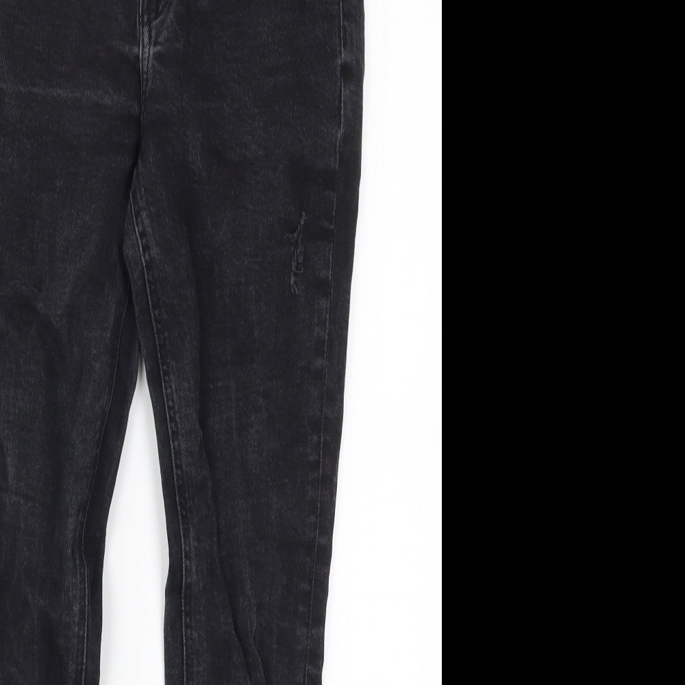 Denim Co Womens Black  Denim Skinny Jeans Size 12 L26 in