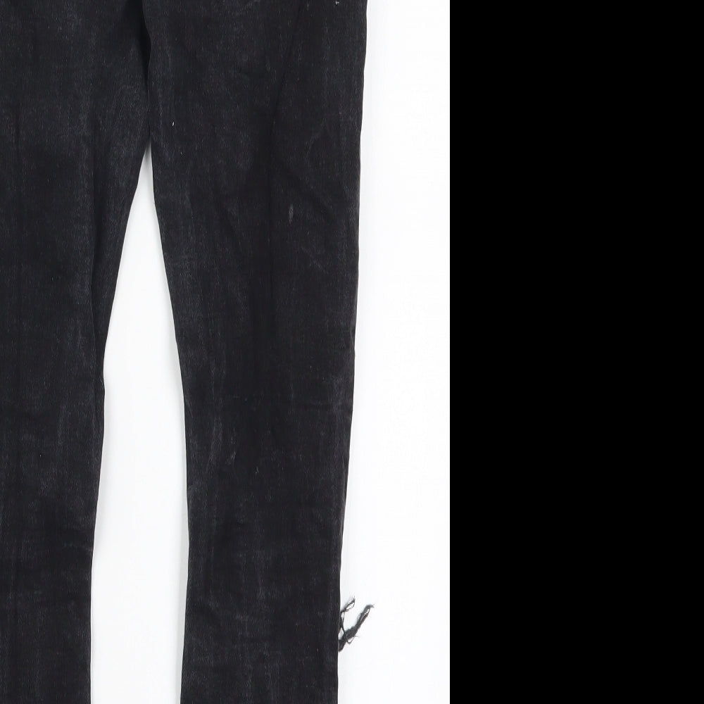 Denim Co Womens Black  Denim Skinny Jeans Size 12 L26 in
