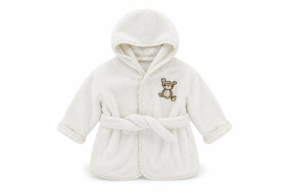 Baby Baby White Solid  Kaftan Robe Size 6-9 Months