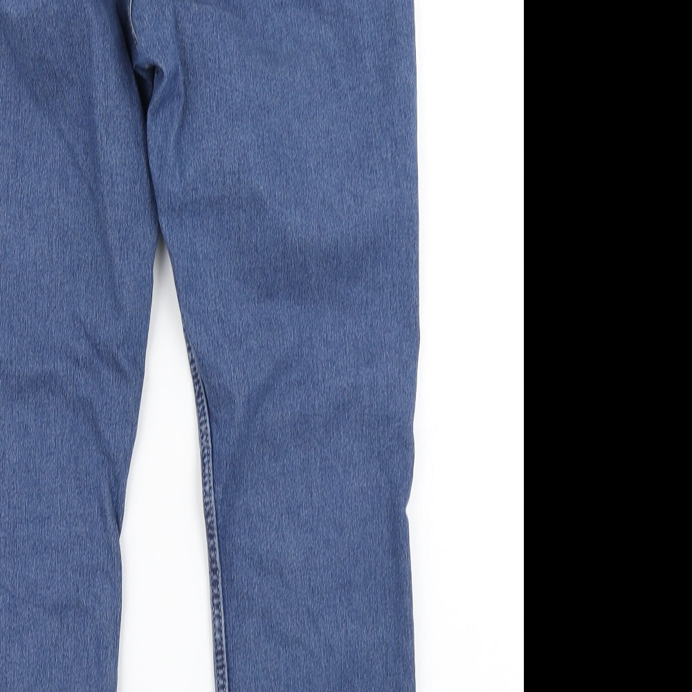 &Denim Womens Blue  Denim Straight Jeans Size 33 in L23 in