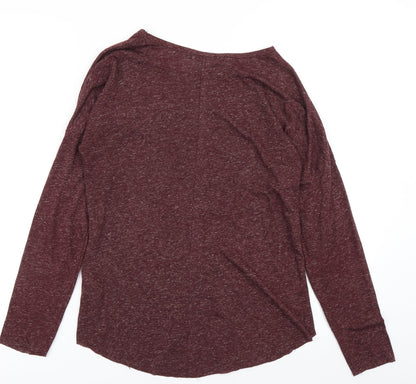 Womens UK Size 8 New Look Purple Basic T-Shirt