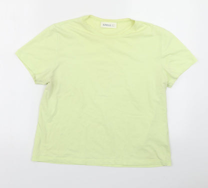 Jonelle Womens Green   Basic T-Shirt Size L