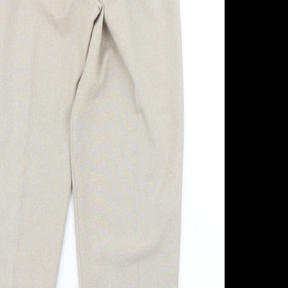Charade Womens Brown   Dress Pants Trousers Size 16 L28 in