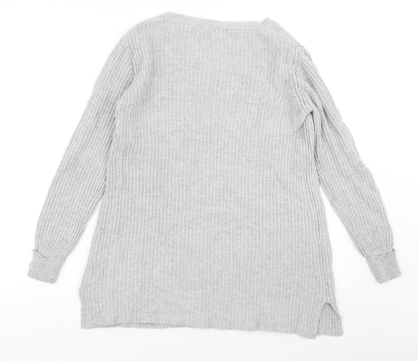 Womens UK Size S Glamorous Grey Pullover Jumper