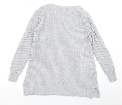 Womens UK Size S Glamorous Grey Pullover Jumper