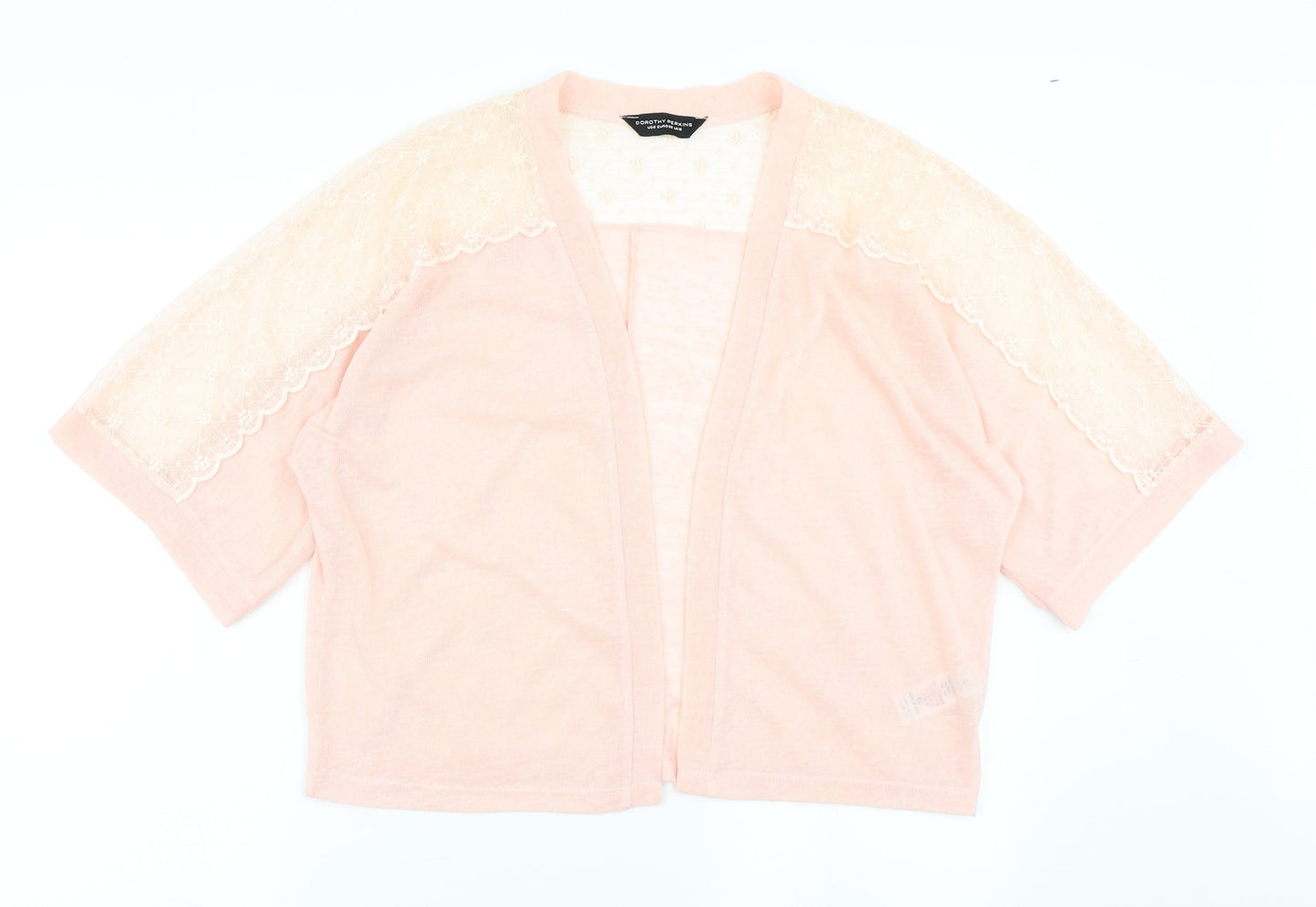 Womens UK Size 10 Dorothy Perkins Pink Cardigan Jumper