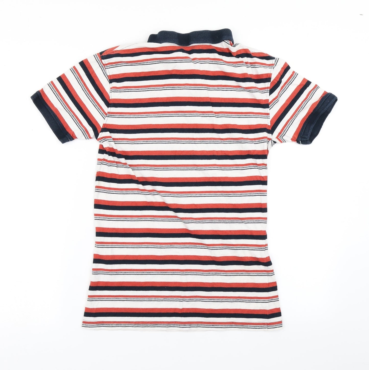 Cedar Wood State Mens Red Striped   Polo Size XS