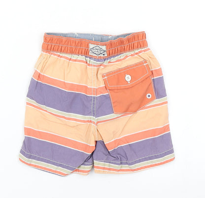 Gap Boys Orange Striped  Utility Shorts Size 2 Years