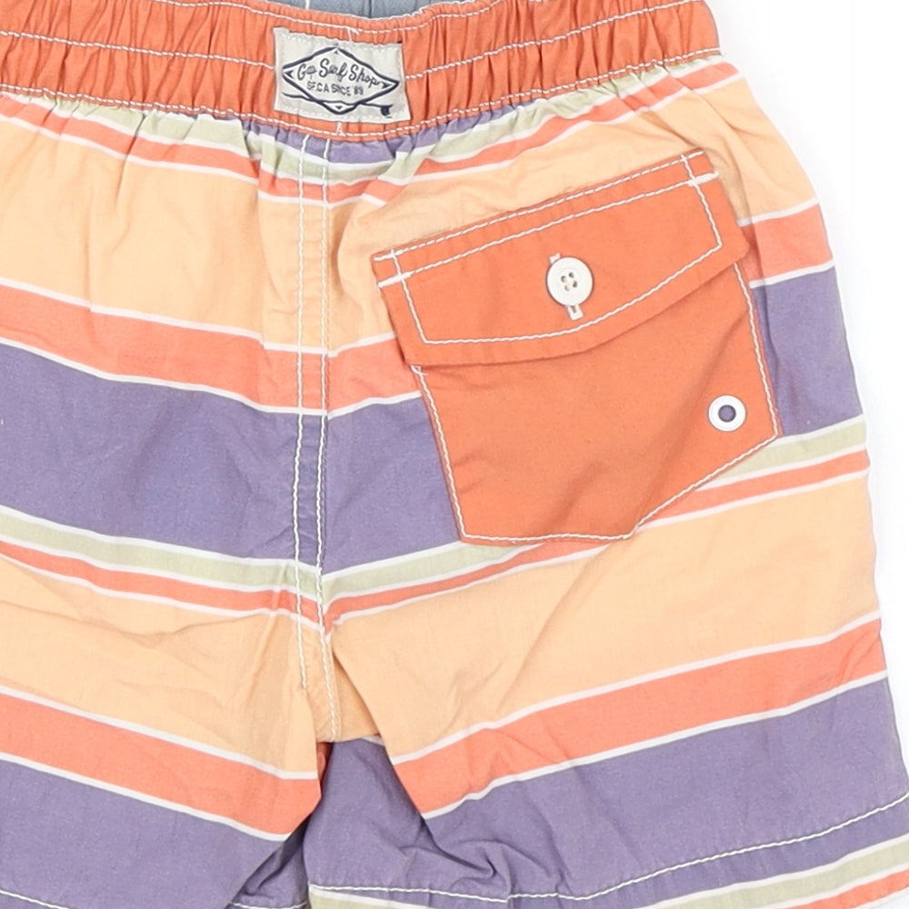 Gap Boys Orange Striped  Utility Shorts Size 2 Years
