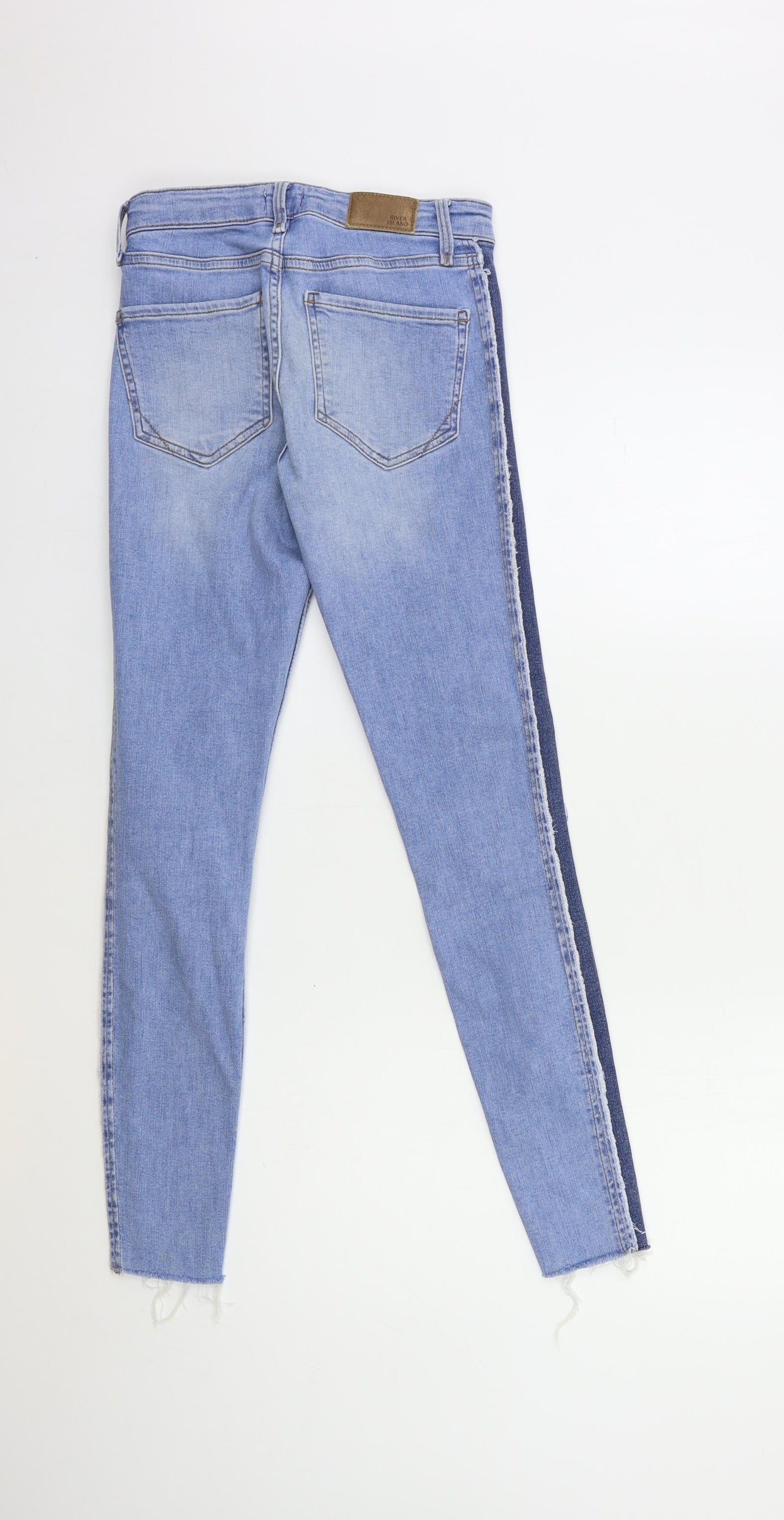 RIVER IS Womens Blue  Denim Skinny Jeans Size 6 L28 in